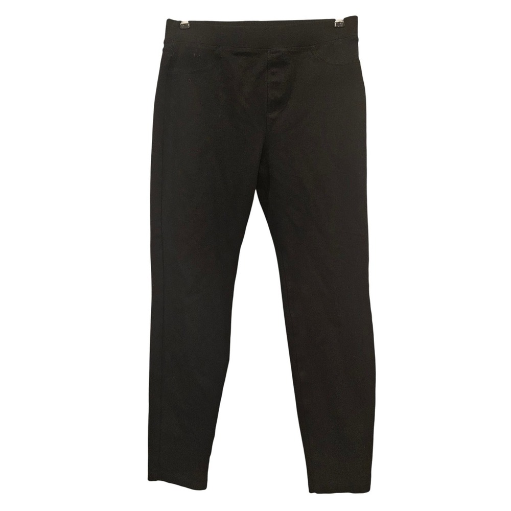 Sanctuary Women's Black Pull On Ponte Knit Pants Trousers Size L